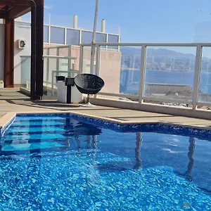  דירה Top-class Exclusive Luxury Penthause Royal Sea View With Privat Pool On The Roof ישראל